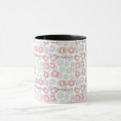 Mug Motif de cercle de point de polka (Centre)