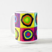 Mug motif de cercles (Devant gauche)