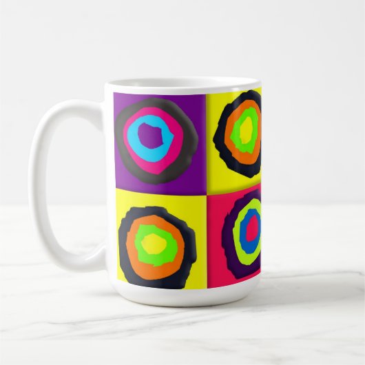 Mug motif de cercles (Gauche)