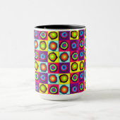 Mug Motif de Cercles Colorés (Centre)