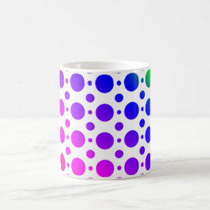 Mug Motif de cercles de couleur arc-en-ciel