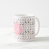 Mug Motif de cerfs à la mode (Devant droit)