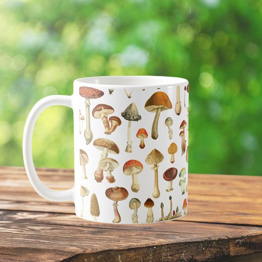 Mug Motif de champignon vintage