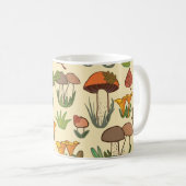 Mug Motif de champignons.  (Devant droit)