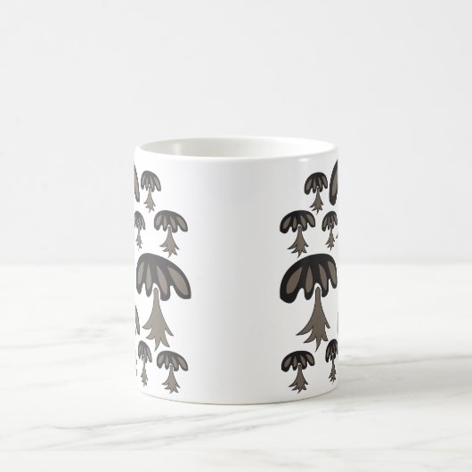 Mug Motif de champignons Abstraits (Centre)