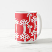 Mug Motif de champignons blancs mignons (Devant droit)