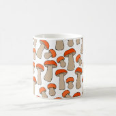 Mug Motif de champignons d'Aspen rouge orange (Centre)