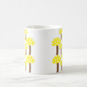 Mug Motif de champignons jaunes (Centre)