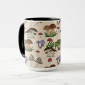 Mug Motif de champignons personnalisé (Devant gauche)