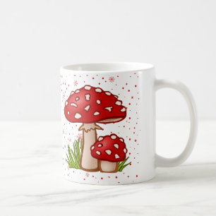 Mug Motif de champignons - Toadstool rouge Conception 