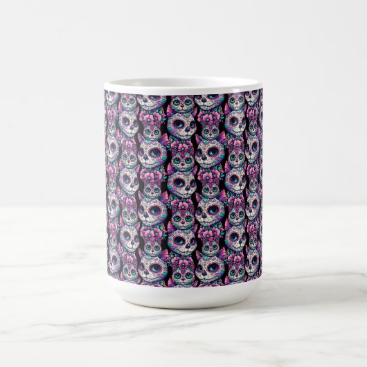 Mug Motif de chat crâne sucre (Centre)