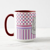 Mug Motif de chat gris dormant (Gauche)