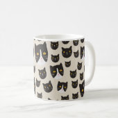 Mug Motif de chat sans joint/ (Devant droit)