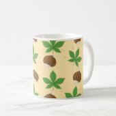 Mug Motif de châtaignes - Influence d'automne (Devant droit)