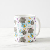 Mug Motif De Chats, Chats Mignons, Chatons, Poisson (Devant droit)