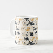 Mug Motif de chats étranges (Devant gauche)