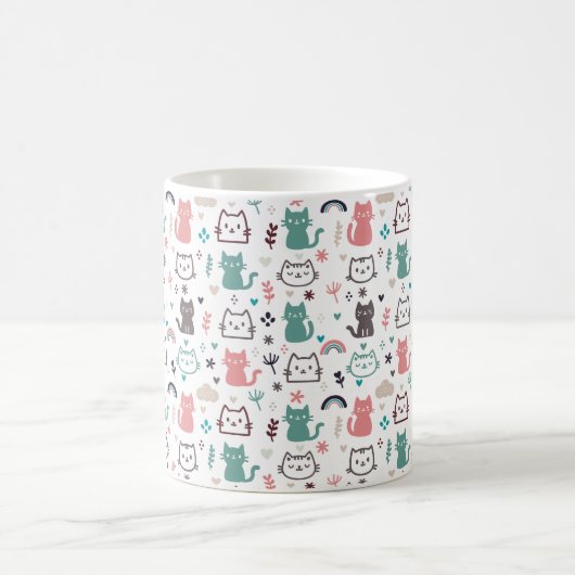 Mug Motif de chats mignons (Centre)