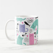 Mug Motif de chats mignons (Gauche)