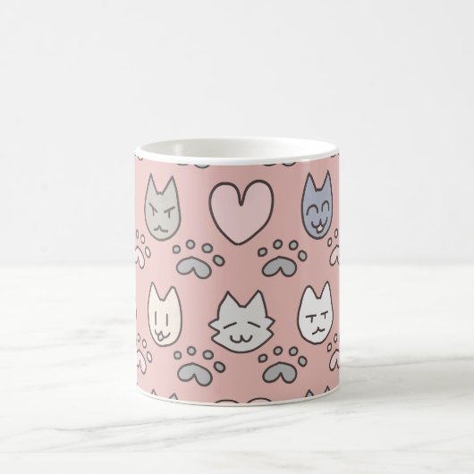 Mug Motif de chats mignons (Centre)