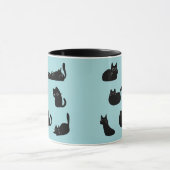 Mug Motif de chats noirs (Centre)