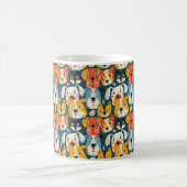 Mug Motif de chien coloré (Centre)