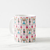 Mug Motif de chien de chat de noisette rose (Devant gauche)