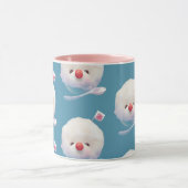 Mug Motif de chien de glace rasé mignon (Centre)