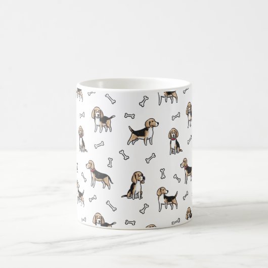 Mug motif de chiens Beagles (Centre)