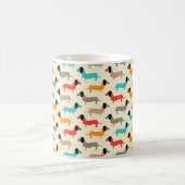 Mug Motif de chiens multicolores (Centre)