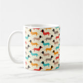 Mug Motif de chiens multicolores (Gauche)