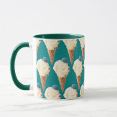 Mug Motif de chiot à crème glacée (Gauche)
