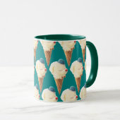 Mug Motif de chiot à crème glacée (Devant droit)