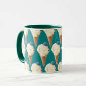 Mug Motif de chiot à crème glacée (Devant gauche)