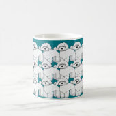 Mug Motif de chiot de Floofy (Centre)