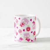 Mug Motif De Chouettes, Chouettes Mignonnes, Chouettes (Devant droit)