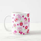 Mug Motif De Chouettes, Chouettes Mignonnes, Chouettes (Gauche)