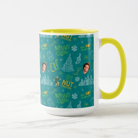 Mug Motif de citation sarcelle de Buddy l'elfe (Droite)