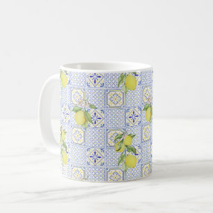 Mug Motif de citron agrumes méditerranéen