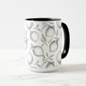 Mug Motif de citron dessiné à la main (Devant droit)