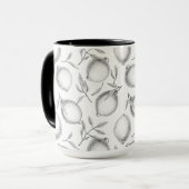 Mug Motif de citron dessiné à la main (Devant gauche)