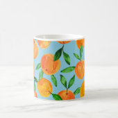 Mug Motif de citrons d'été oranges (Centre)