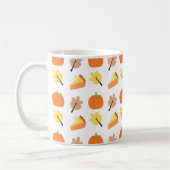 Mug Motif de citrouille d'automne (Gauche)