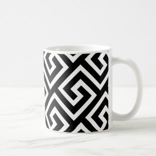 Mug Motif de clé grecque géométrique