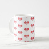 Mug Motif de coeur (Devant gauche)