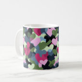 Mug Motif de coeur coloré (Devant gauche)