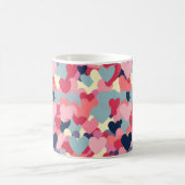 Mug Motif de cœur coloré mignon (Centre)