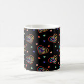 Mug motif de coeur de gradation (Centre)