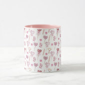 Mug Motif de coeur doux (Centre)