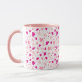 Mug Motif de coeur tiré à la main (Gauche)