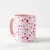 Mug Motif de coeur tiré à la main (Devant gauche)